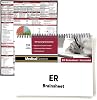 Brainsheet ER Notebook – Nursing Report sheet for emergency room, MedSurg and ICU nurses – 4 patients per template Horizontal Template