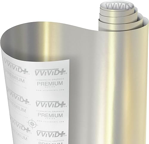 VViViD + Película de vinilo satinado Galaxy Nardo gris (1 x 5 pies)