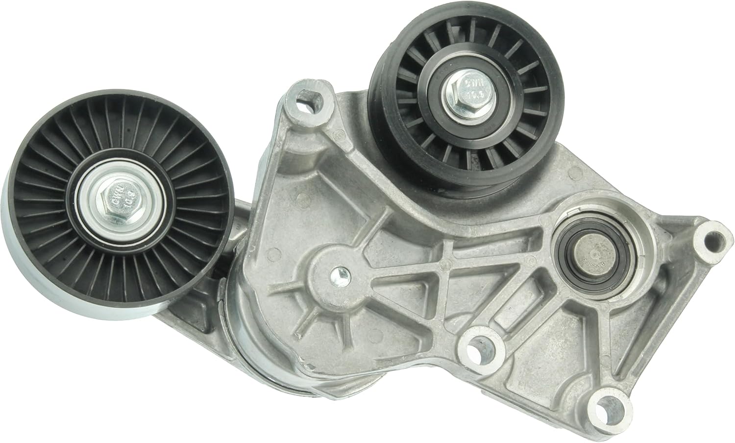 URO Parts LR035556 Drive Belt Tensioner Assembly, Includes Housing, Tensioner, Roller Pulley, Idler Pulley