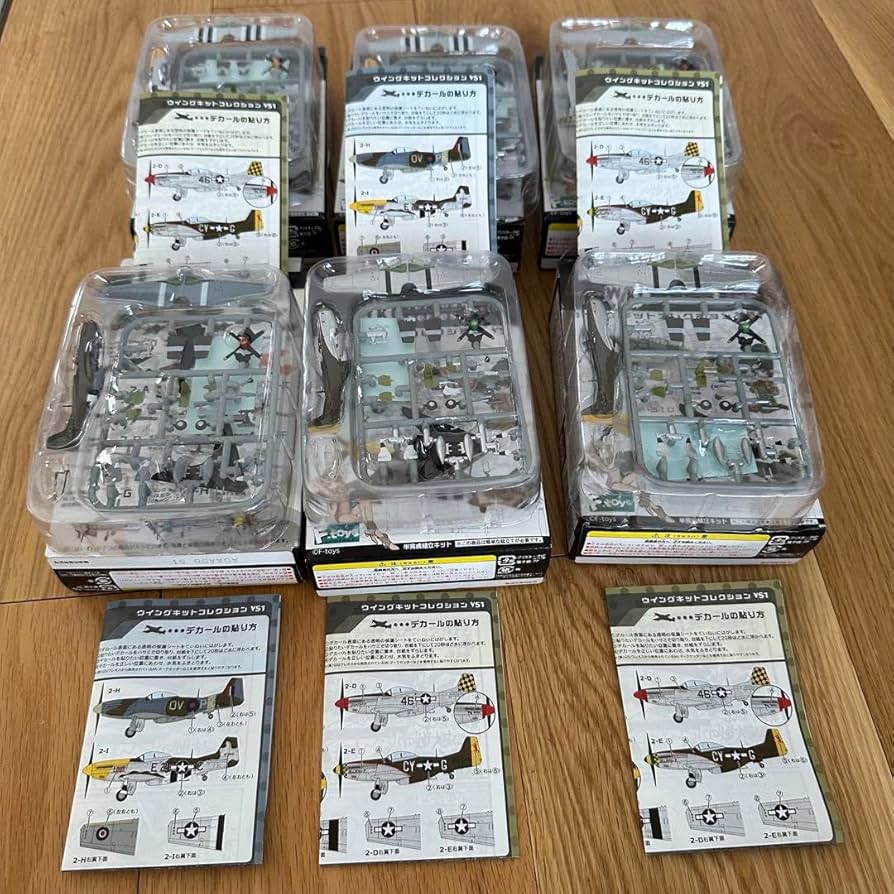 ウィーそふと！ F-Toys Wing Kit Collection vs1 6 Piece Set, Aircraft
