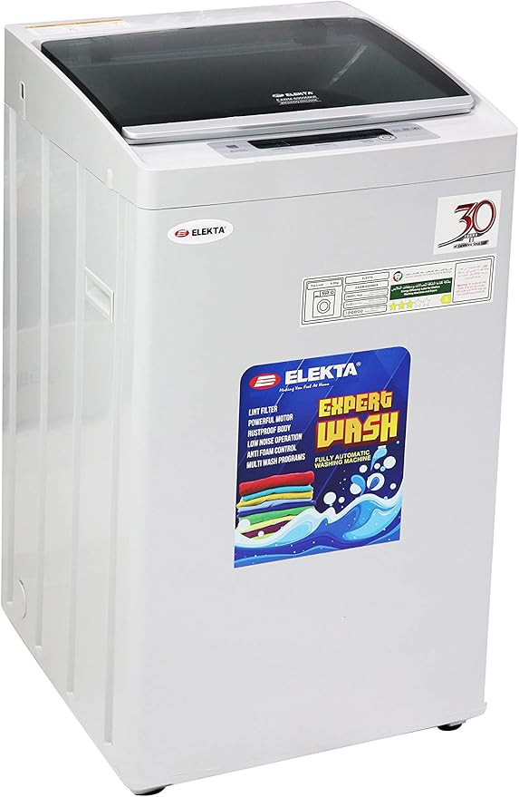Elekta 6kg Fully Automatic Washing Machine Top Loading with Digital LED