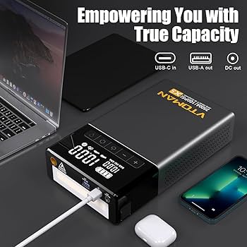 Amazon.com: VTOMAN X5 Jump Starter with Air Compressor