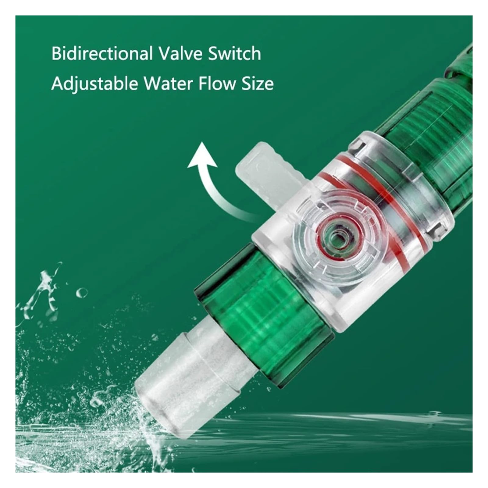 Tubo Flessibile For Acquario Da 12/16mm Doppio Rubinetto Connettore A Sgancio Rapido Valvola Di Controllo Dell'acqua For Filtro Del Contenitore Pesce(1Pc 16mm)