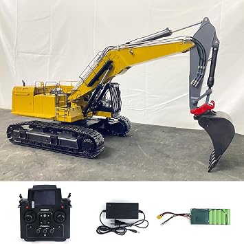 TOUCAN RC HOBBY 1/14 RC Hydraulic Demolition Excavator 374 UHD 4-arm PL18EV Radio Control Digger for Adult