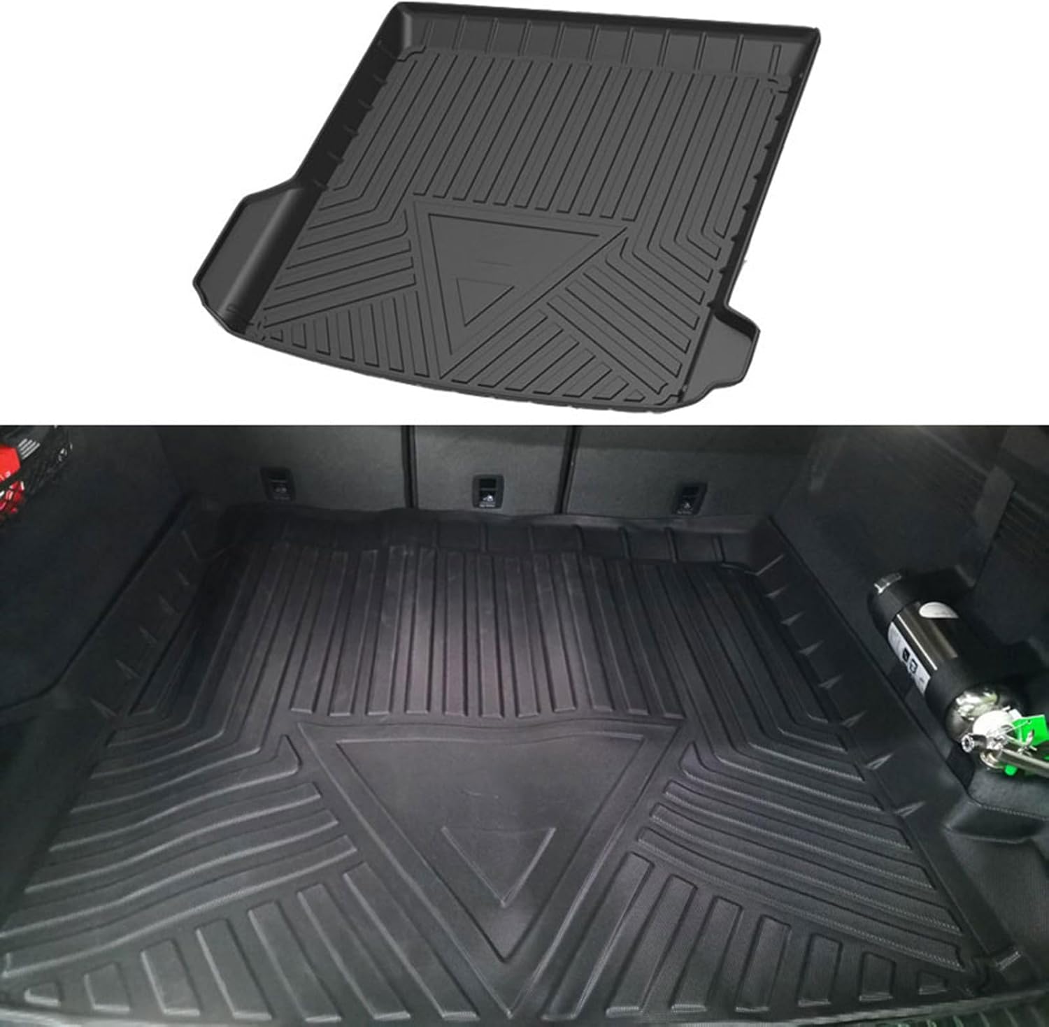 AUDI Q8 19-21 リア TPO トランク カーゴ ライナー フロアマット 全天候型保護カーペット 自動車アクセサリー