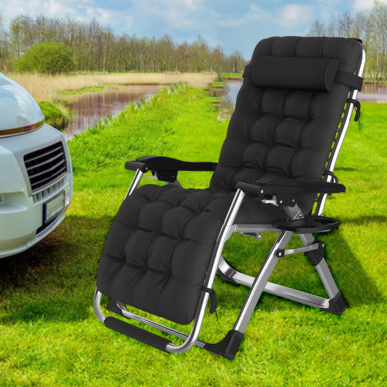 At Auction: Een opvouwbare ligstoel, Apollo Chair, Engeland, Taylor