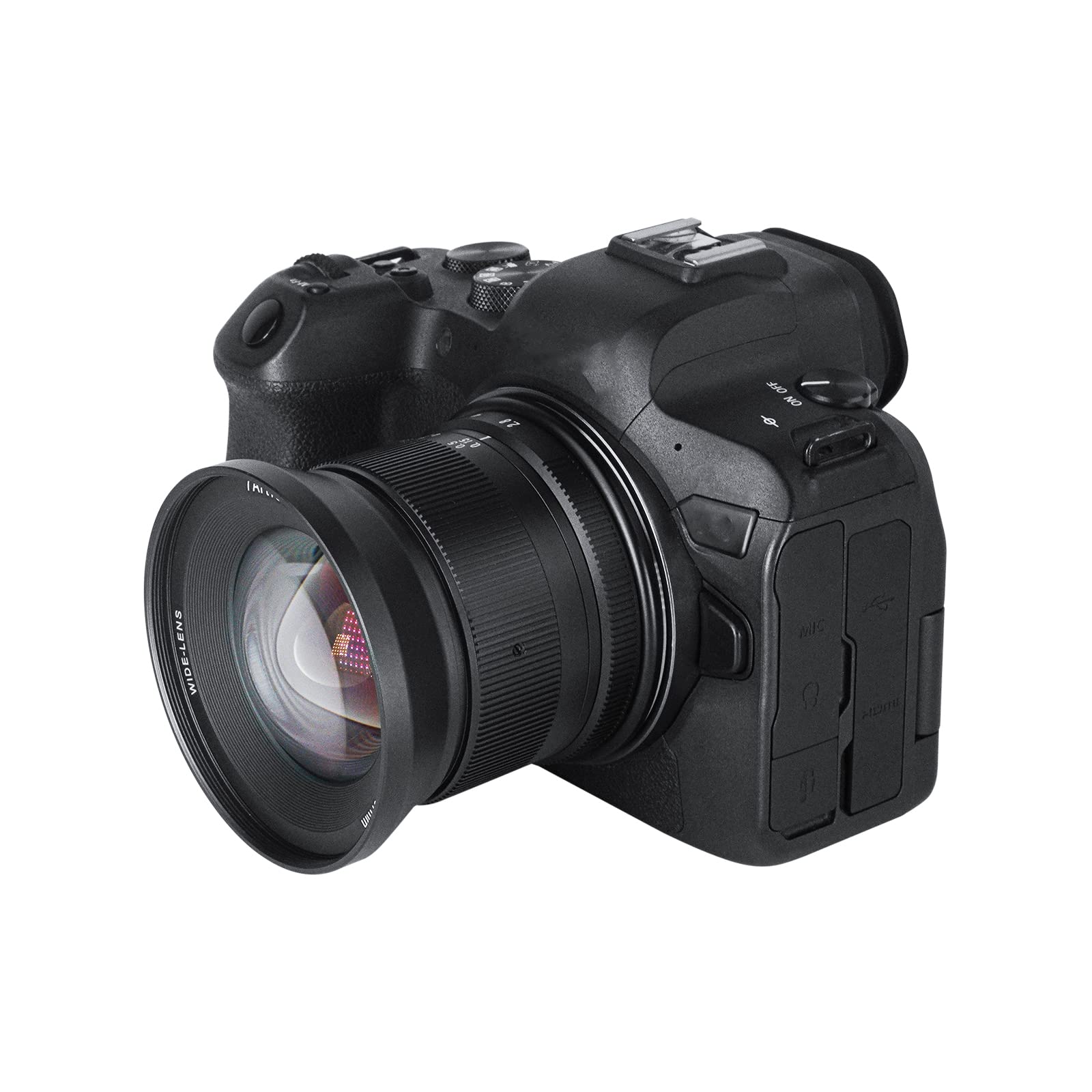7artisans 12 mm F2.8 Mark Ⅱ Ultra-Weitwinkel APS-C Manueller Fokus Prime Objektiv kompatibel für Canon RF Mount spiegellose Kameras EOS R/EOS R3/EOS RP/EOS R5/EOS R6