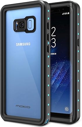 MoKo Samsung Galaxy S8 Funda - Ultra Resistente/Absorci?n de Choque Full-Body Rugged Hard con Protector de Pantalla/Cintur?n Clip Kickstand Impermeable Cover Case para Samsung Galaxy S8, Negro & Azul