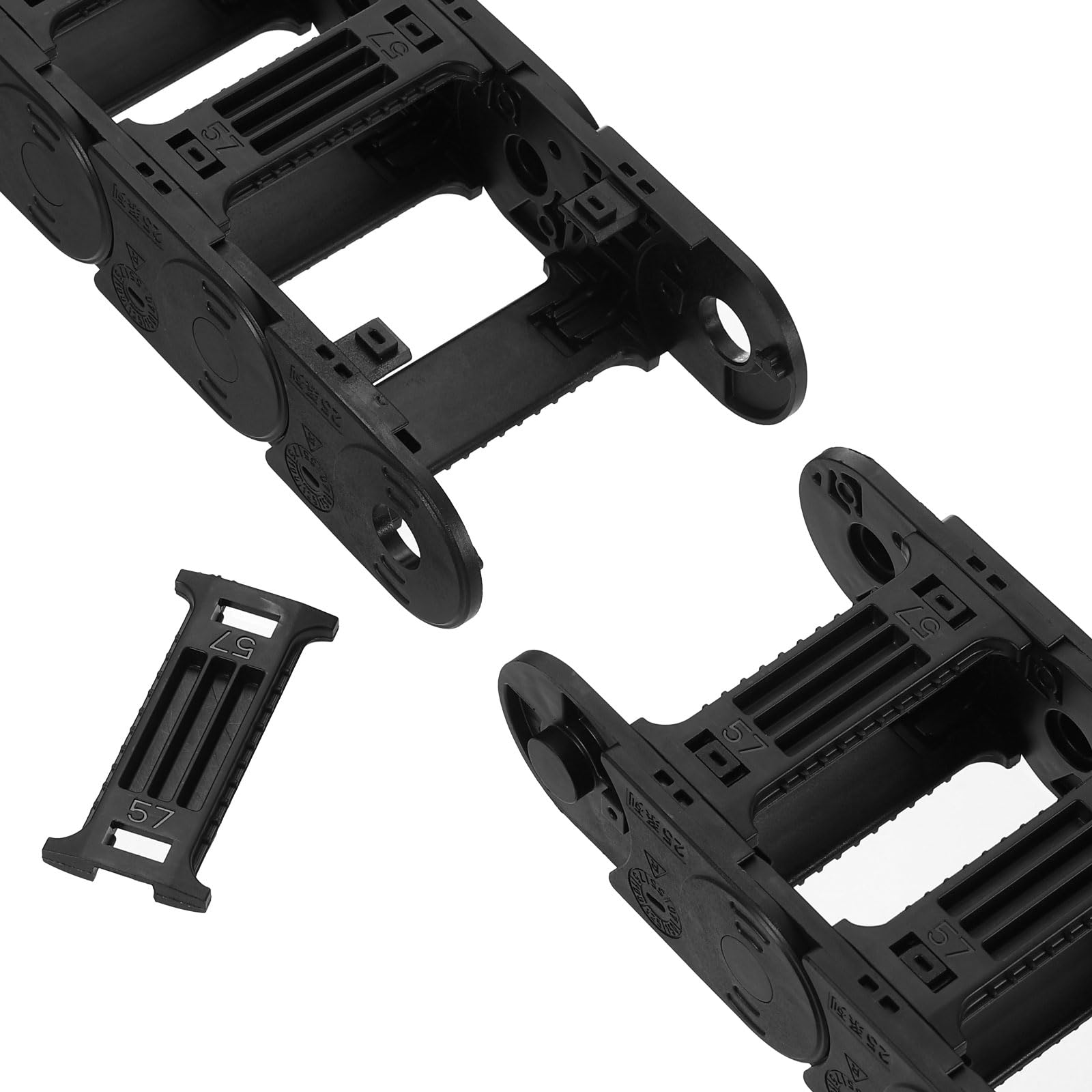 Amazon.com: uxcell Drag Chain Cable Carrier Open Type with End