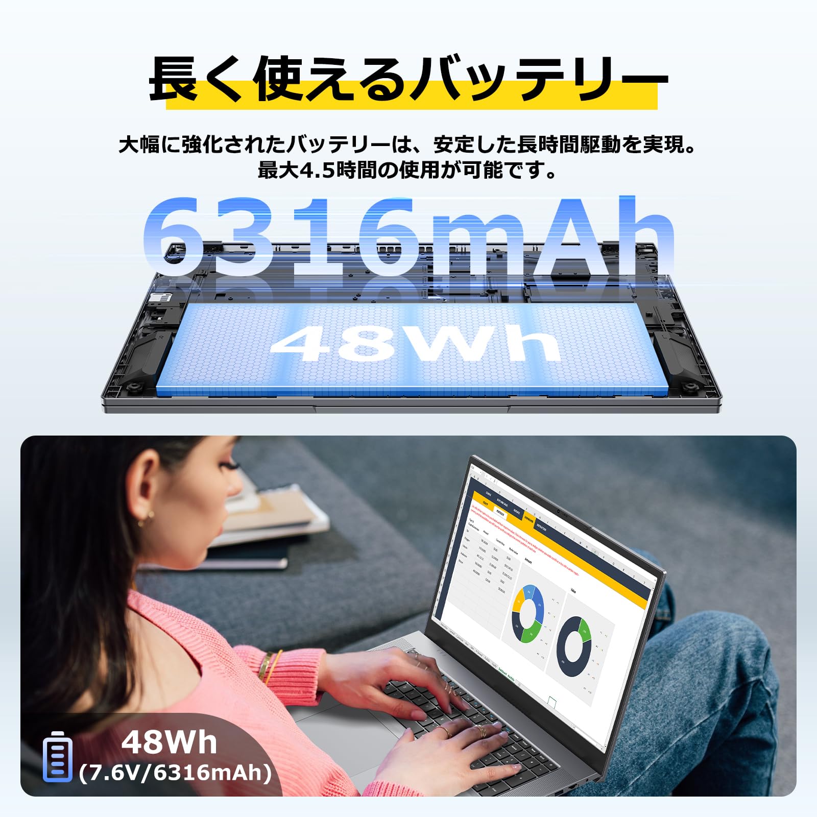 Amazon.co.jp: HYPERSTRIX ノートパソコン office搭載 Win 11 Pro 18.5