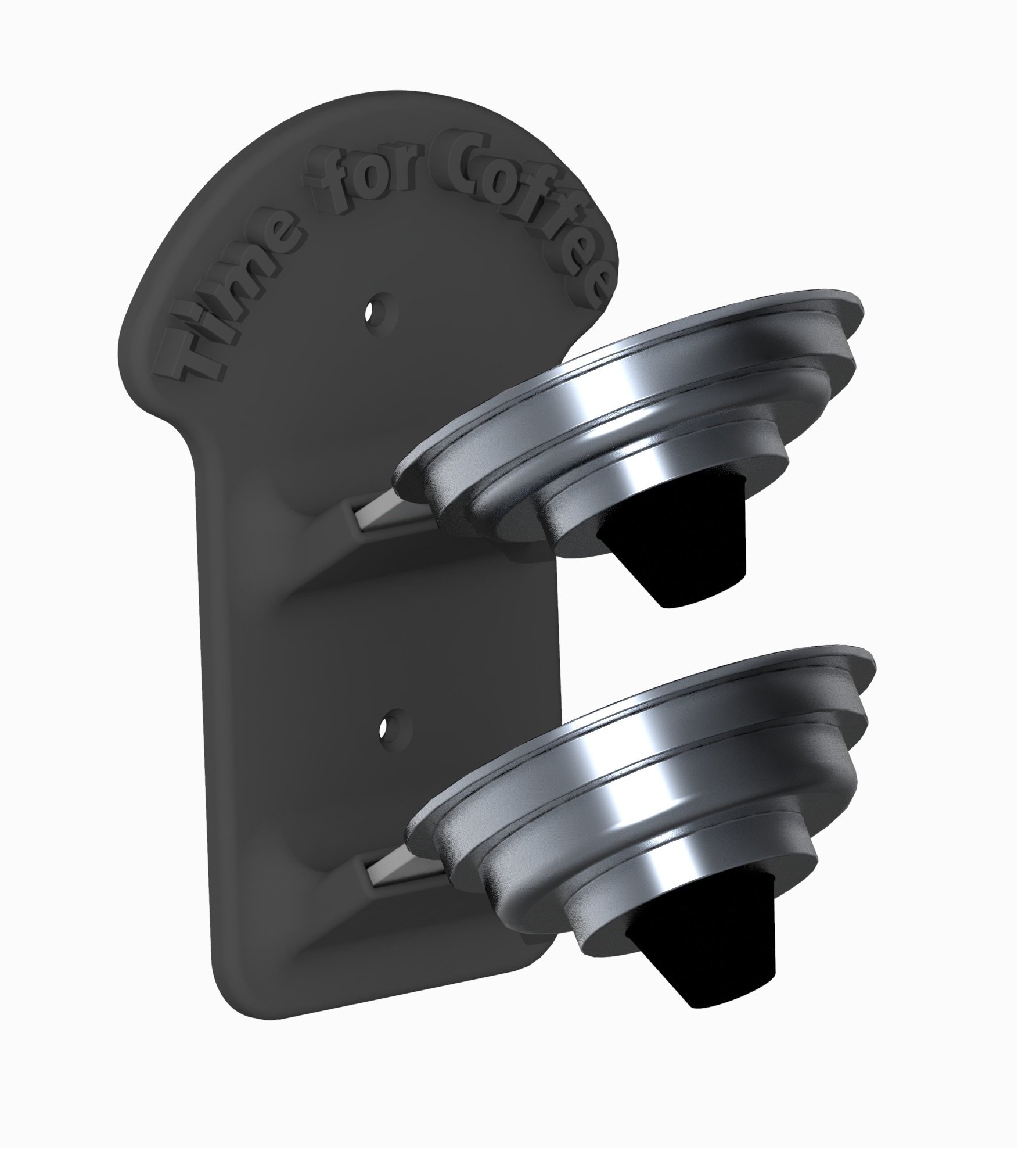 Padhalter Wandhalterung/ Station für Senseo (schwarz)