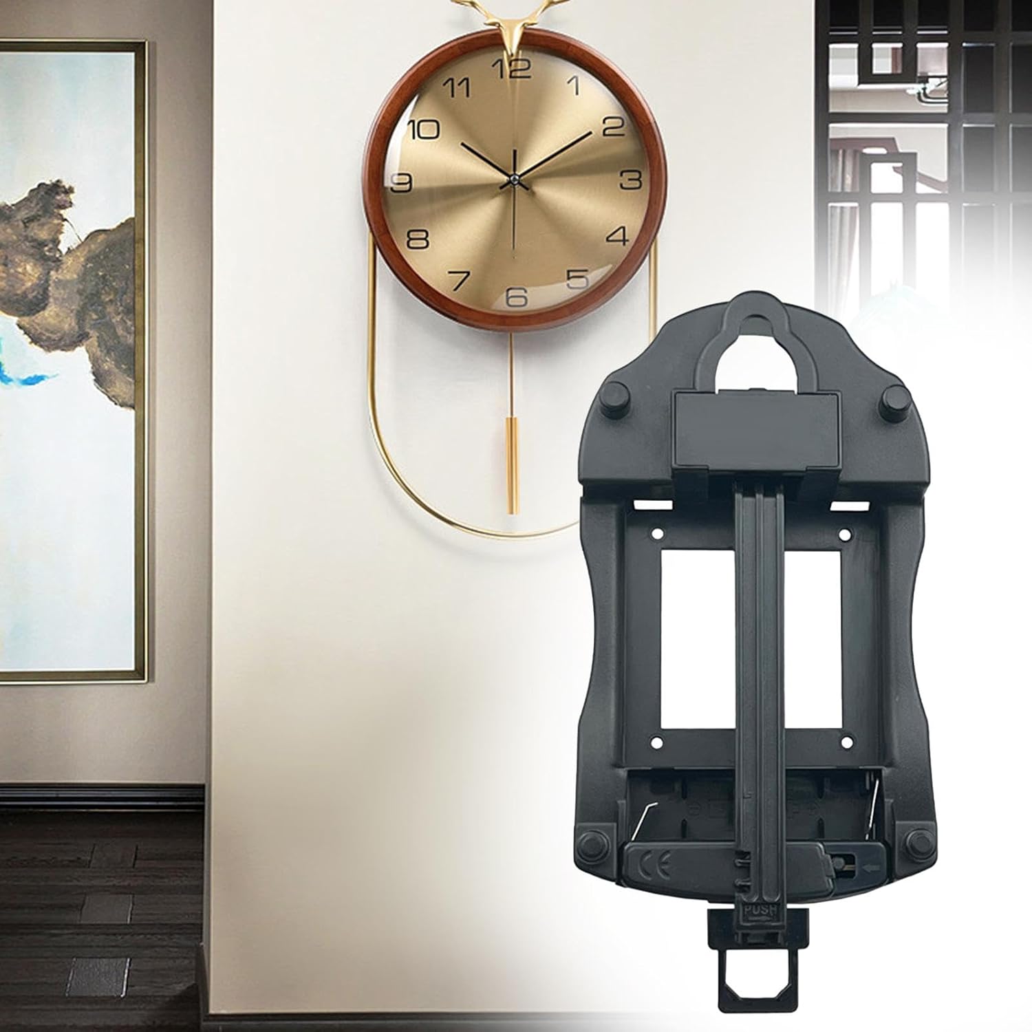 Pendulum Clock Movement Black Quartz DIY Wall Clock Movement|Collectibles