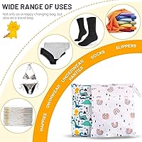 HOTLIKE 3 Wetbag Riutilizzabili Per Pannolini - Borse Impermeabili Con Zip, Ideali Per Viaggi E Palestra - Foto 9