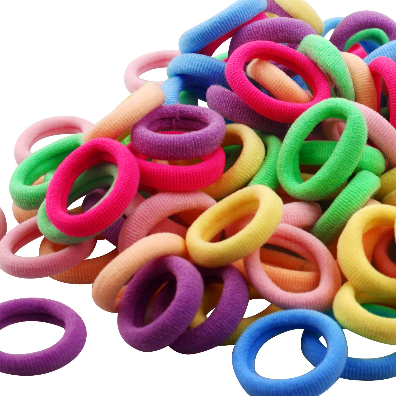 120 Pcs Toddler Hair Ties for Girls Kids, Baby Hair Ties, Elastic Hair Bands