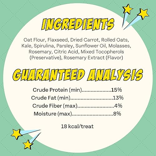 Miniatura 3 de Suplemento saludable de espirulina a base de plantas y golosinas para perros (5 onzas, 2 unidades)  Deja de comer hierba  Proteína vegana