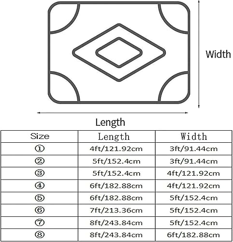 Miniatura 10 de Alfombra de campo deportivo, alfombra de fútbol americano, estilo retro, decoración del hogar, para sala de estar, dormitorio, habitación de niños,