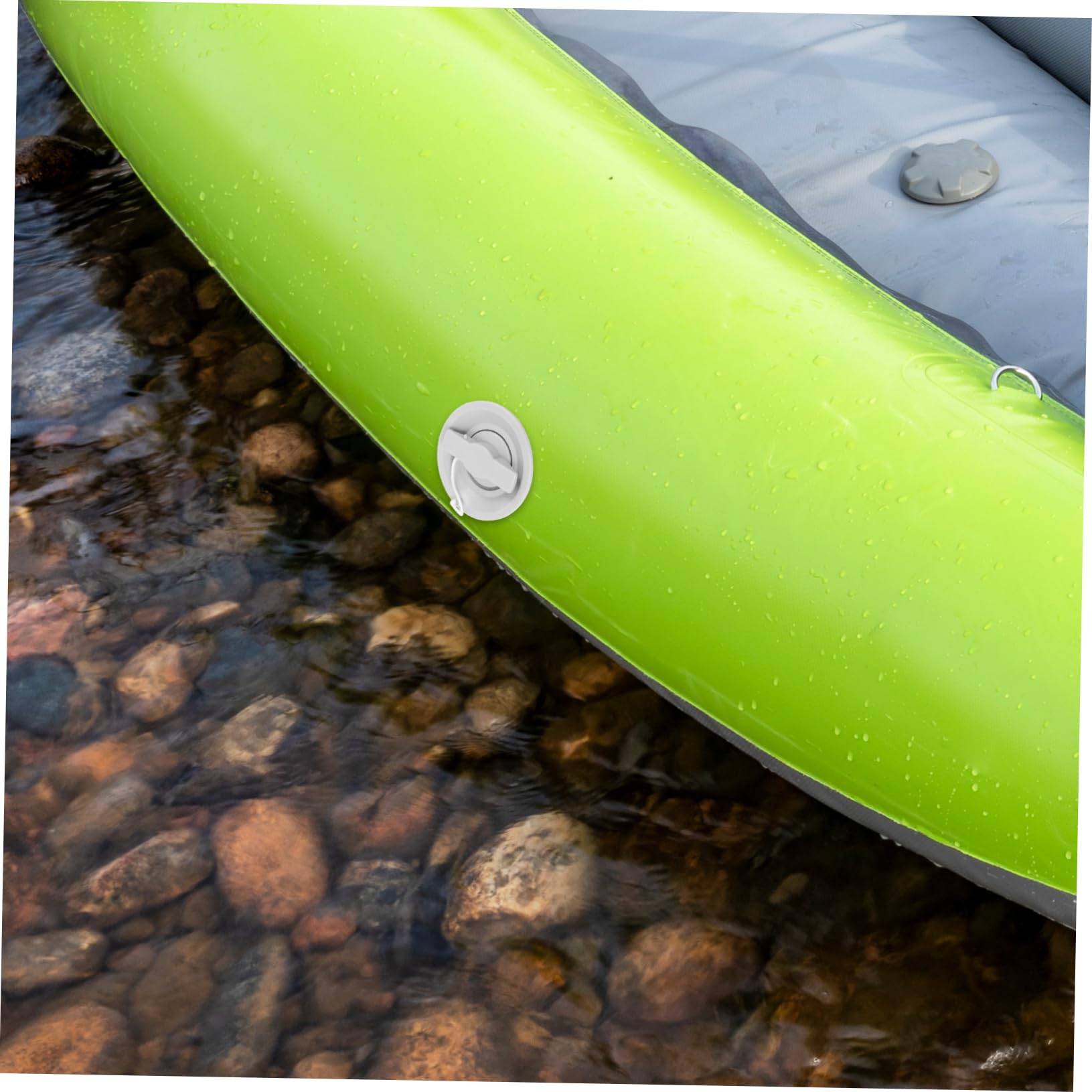UPKOCH Valvola per Gommone Gonfiabile Accessori per Barche Marine Sicurezza Aria Barca Chiave Adattatore Pompa Kit Trop Kayak Adattatore per Valvole Spina per Kayak Plastica