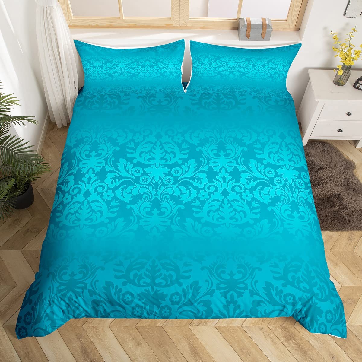 Housse de couette victorienne royale pour lit Super King Size