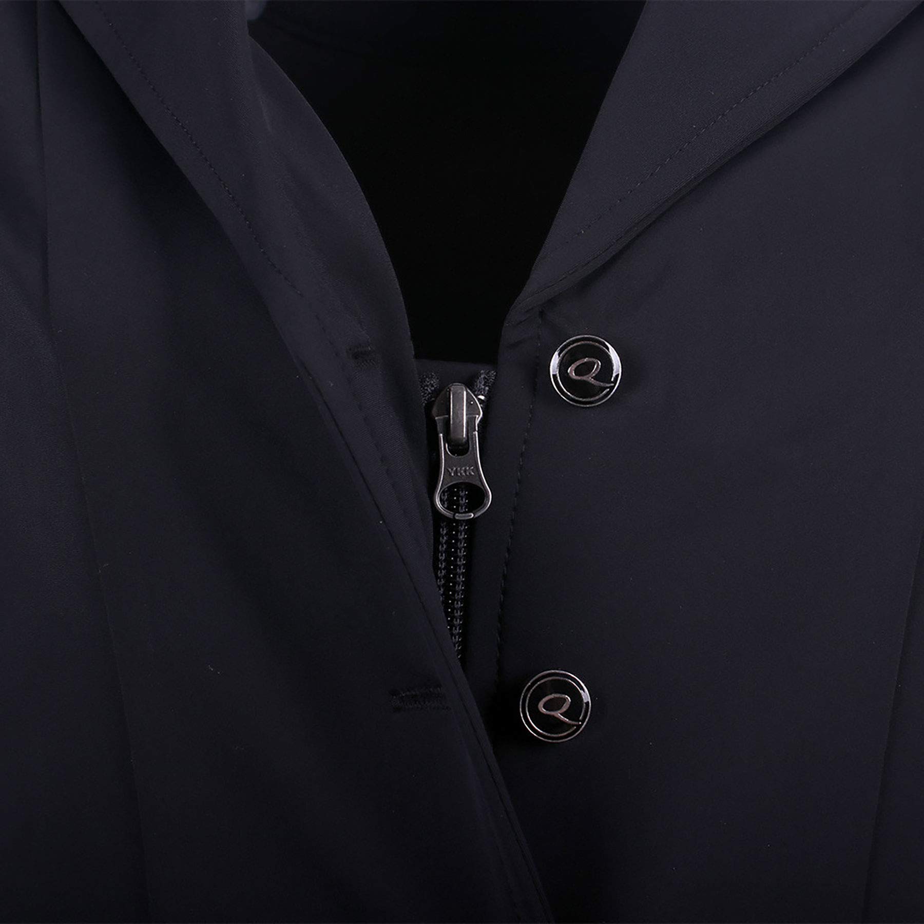 QHP Damen Turniersakko Turnierjacket Juliet Stretchgewebe Glitzerband (40, Schwarz)