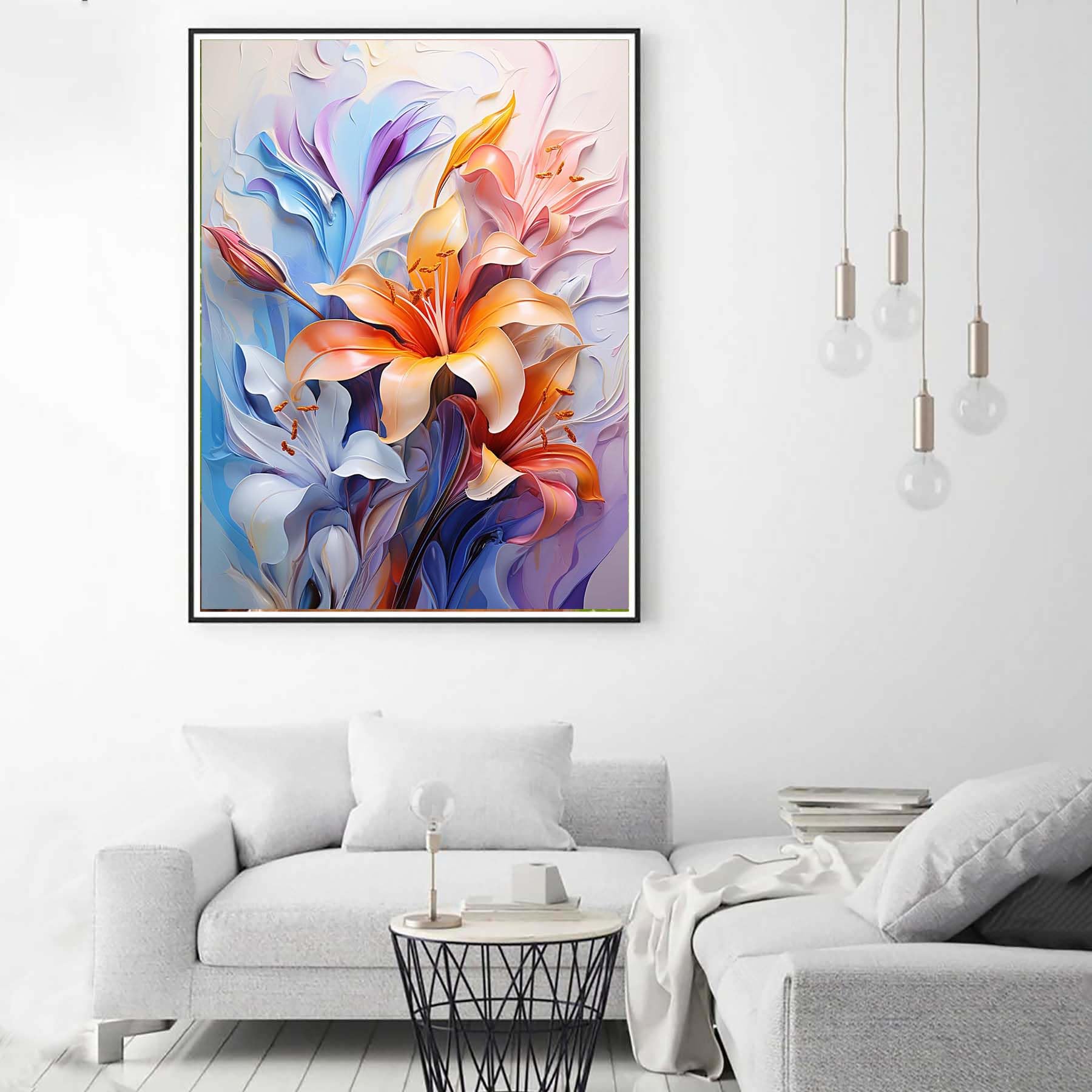 Zariocy 5D Diamond Painting Kits Tulipani, DIY Dipingere Con Diamante ArteFiori di Mare Cristallo Diamante Ricamo Pitture Artigianali Per Casa Ufficio