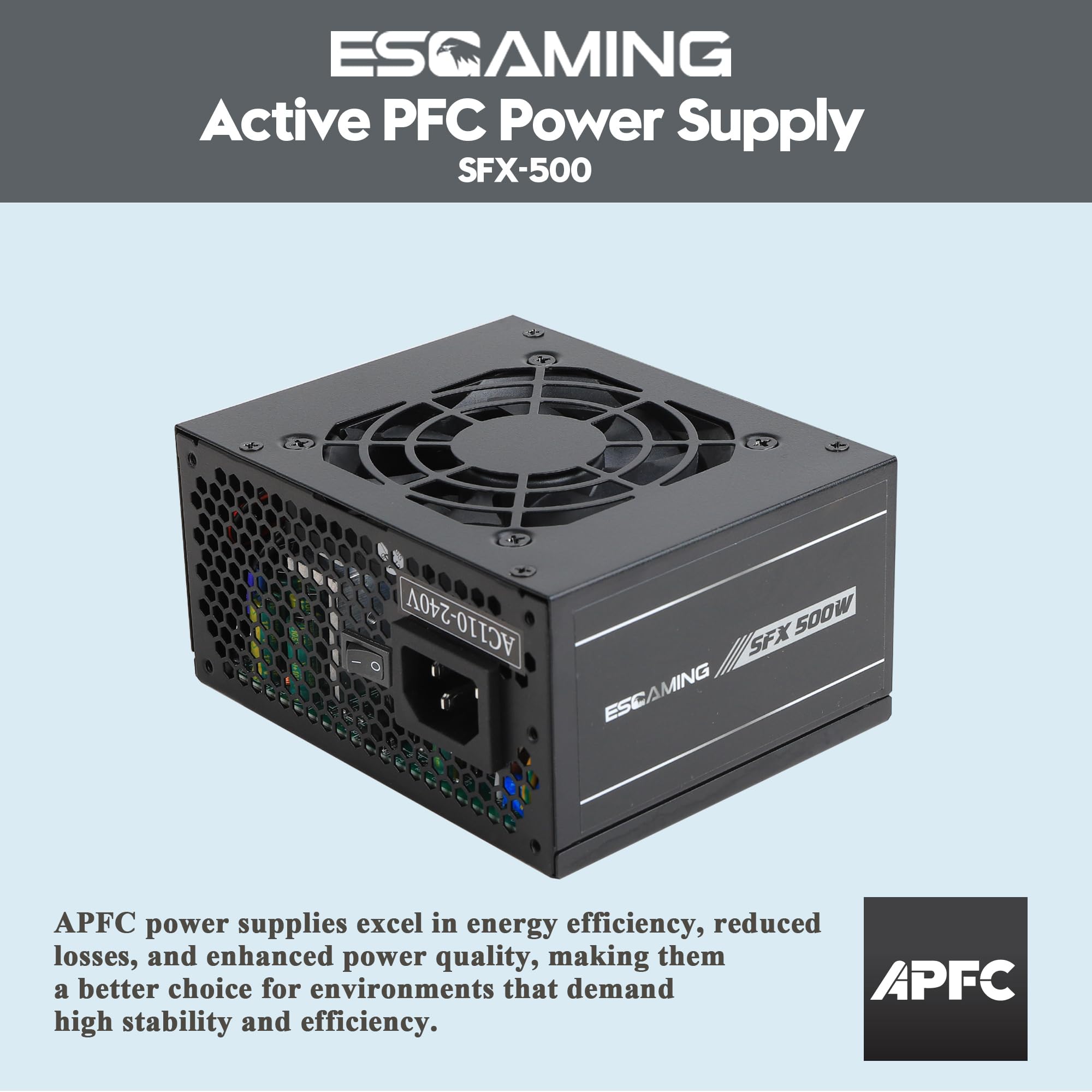 Voedingsbron Hiditec SFX SF500 80 Plus Bronze SFX 500 W