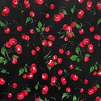 Vista 2 de Zen Creative Designs The Yard - Tela estampada de la colección de frutas de polialgodón, 58 pulgadas de ancho, tela con estampado de frutas