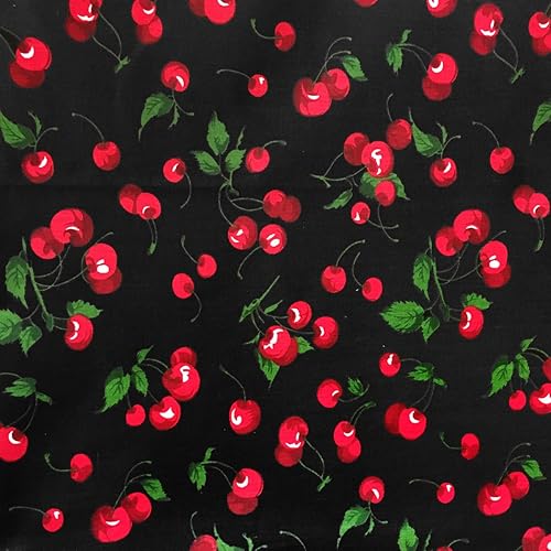 Miniatura 2 de The Yard - Tela estampada de la colección de frutas de polialgodón, 58 pulgadas de ancho, tela con estampado de frutas, material para manualidades y