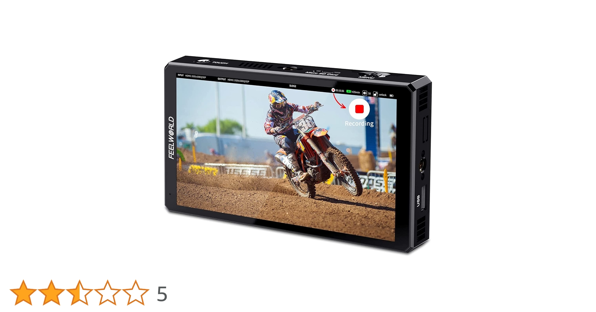 【未使用品】FEELWORLD LUT6 6インチ 4Kフィールドモニター Amazon.com : FEELWORLD LUT6 6 Inch 2600nits HDR 3D LUT Touch
