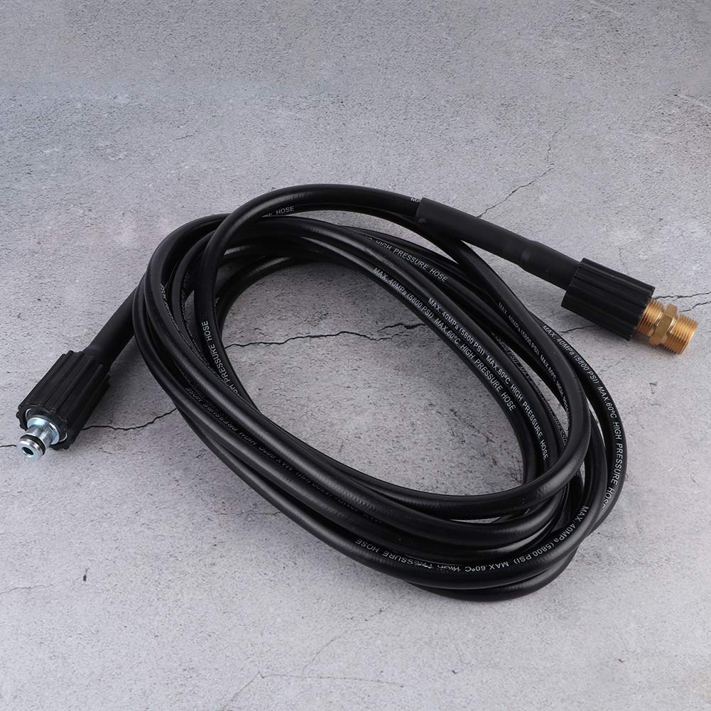 Manguera para lavadora de coche de 5800PSI, tubo de extensión de drenaje de alcantarillado para limpieza de agua a alta presión (10 m/32,8 pies)