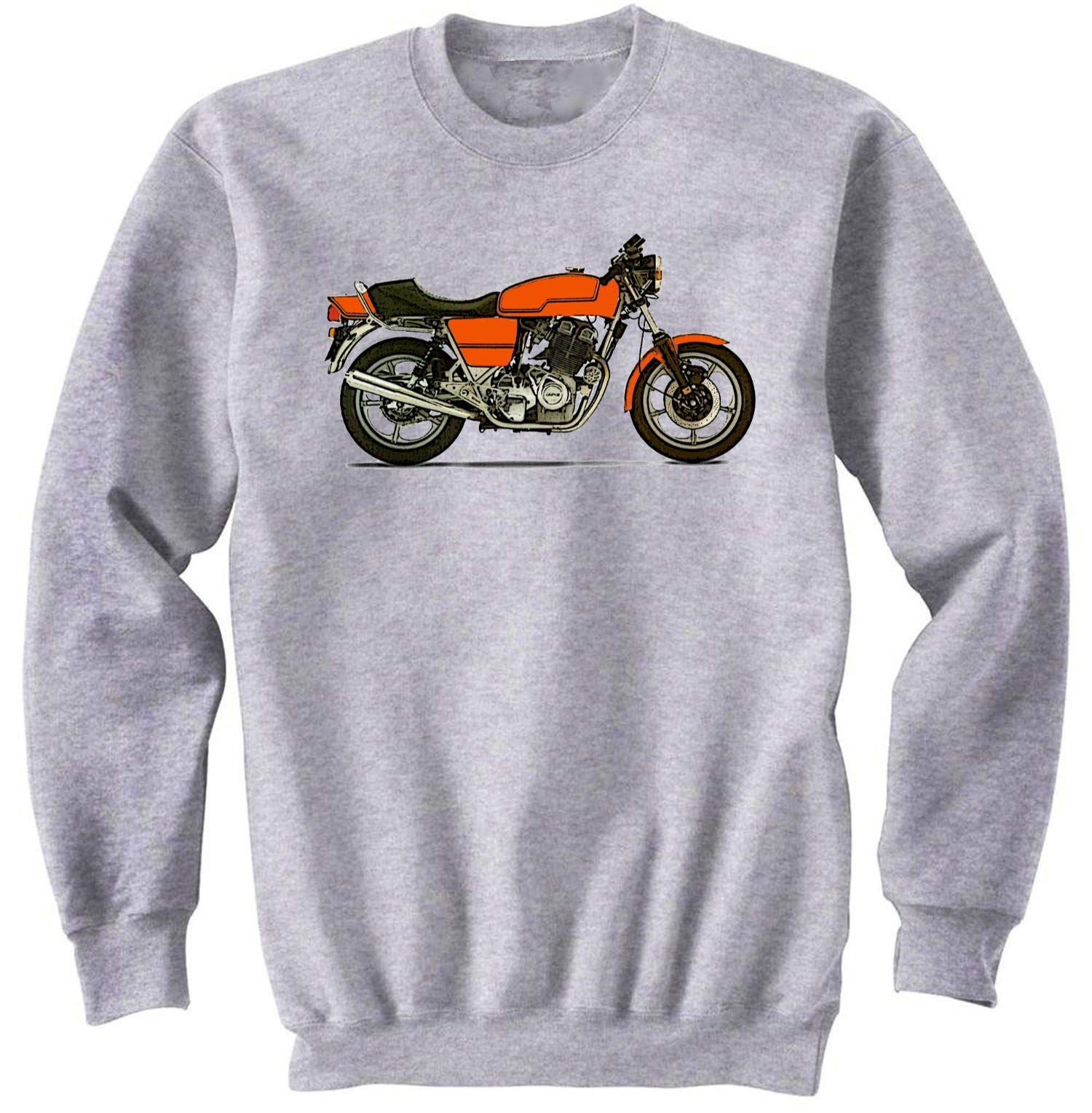 TEESANDENGINESMen's Laverda jota 1000 Grey Sweatshirt