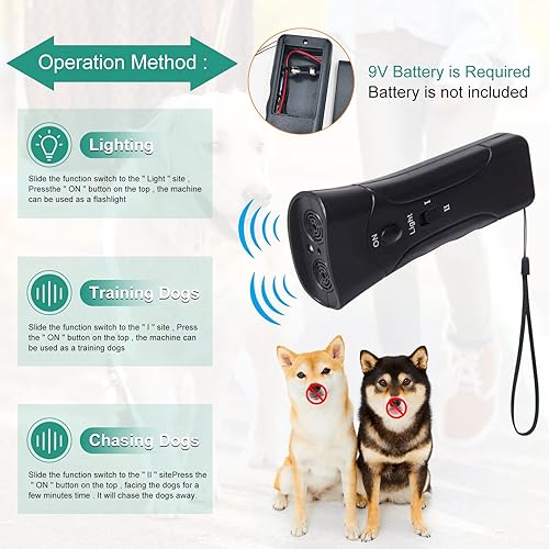 Miniatura 2 de Dispositivos de control de ladridos para perros, dispositivo antiladridos, dispositivos ultrasónicos de control de ladridos y herramienta de