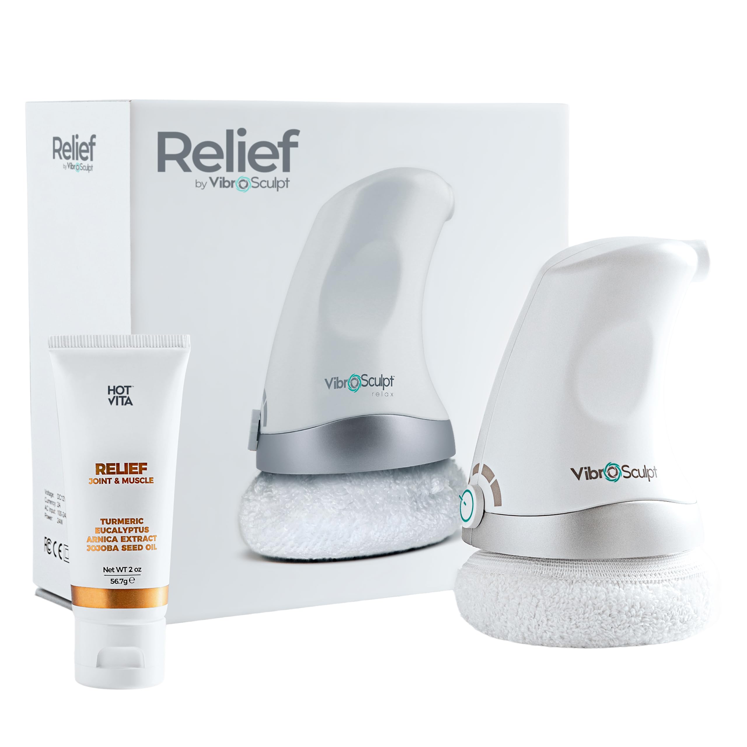 Amazon.com: Vibro Sculpt Relief Massager with Gel – Soothing