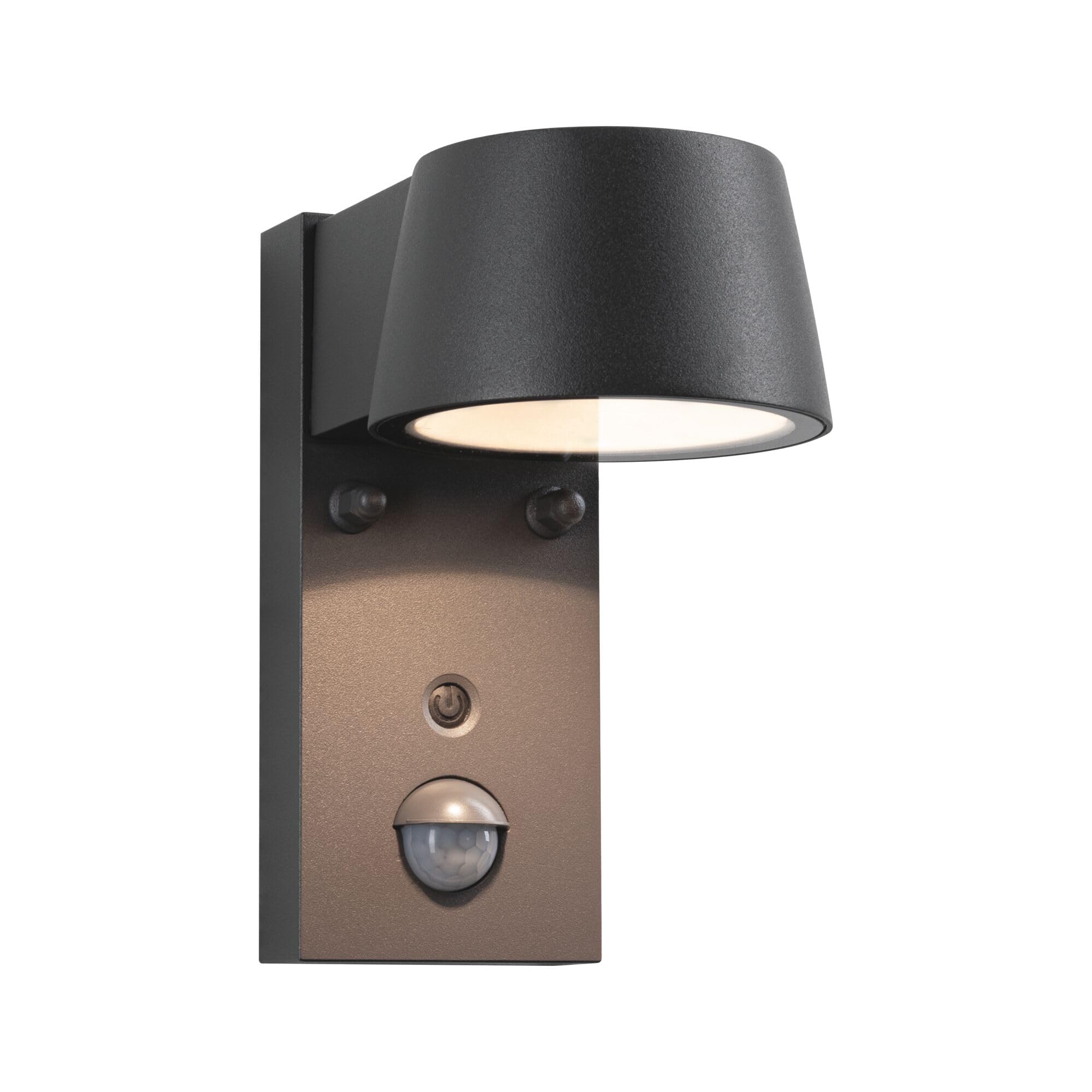 Paulmann Applique extérieure LED Capea Détecteur de mouvement crépusculaire (IR) respectueux des insectes IP44 96x165 mm Tunable Warm 6W 450lm 230V 98° Anthracite Aluminium 94714