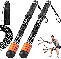 2PCS Adjustable Weighted Ropeless Battle Ropes - Cordless HIIT Cardio Tool with Non-Slip Handles for Full-Body Home Gym Workouts Men Women