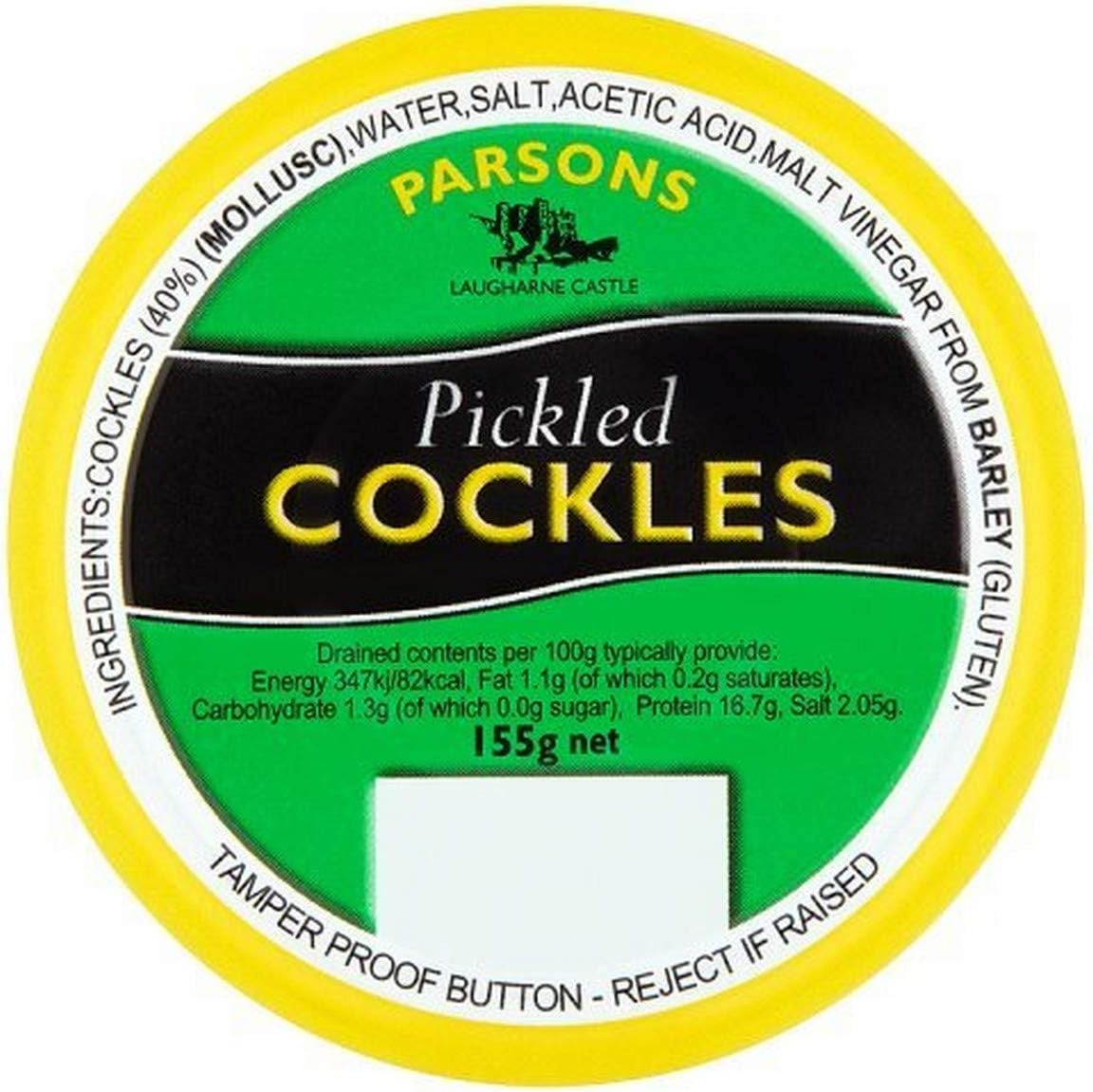 Parsons Welsh Pickled Cockles (155g)