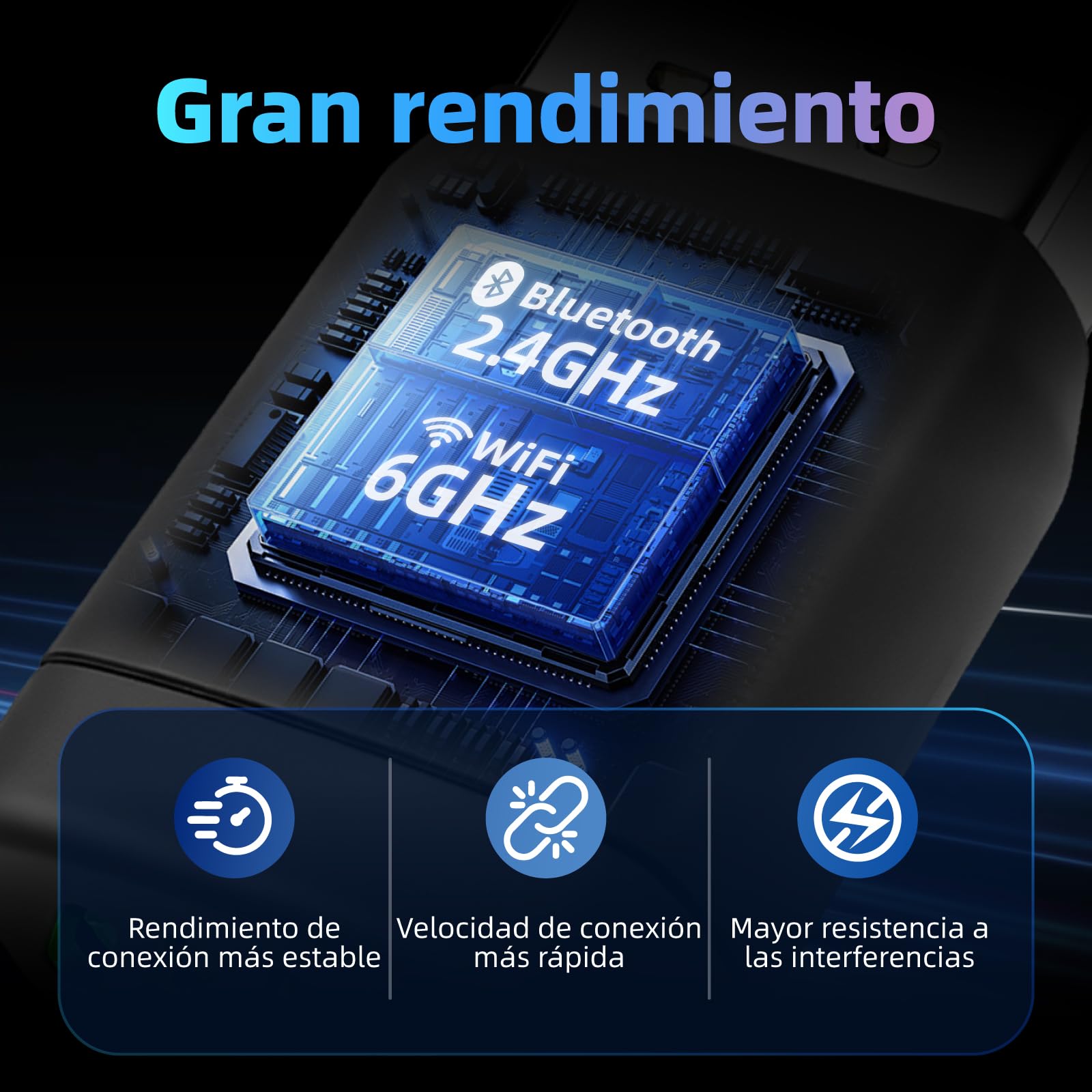 LINGHUANG Adaptador Carplay Inalambrico & Mini Adaptador Android Auto Inalambrico, Convierte de Cableado a Inalámbrico, Plug & Play, Conexión Rápida y Estable, Compatible con iOS 10+ & Android 11+