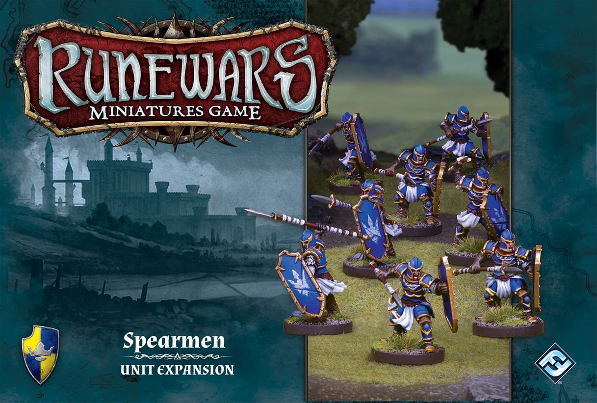 Fantasy Flight Games FFGRWM07 Runewars Miniatures Game Spearmen Expansion Pack, Multicoloured - Image 2