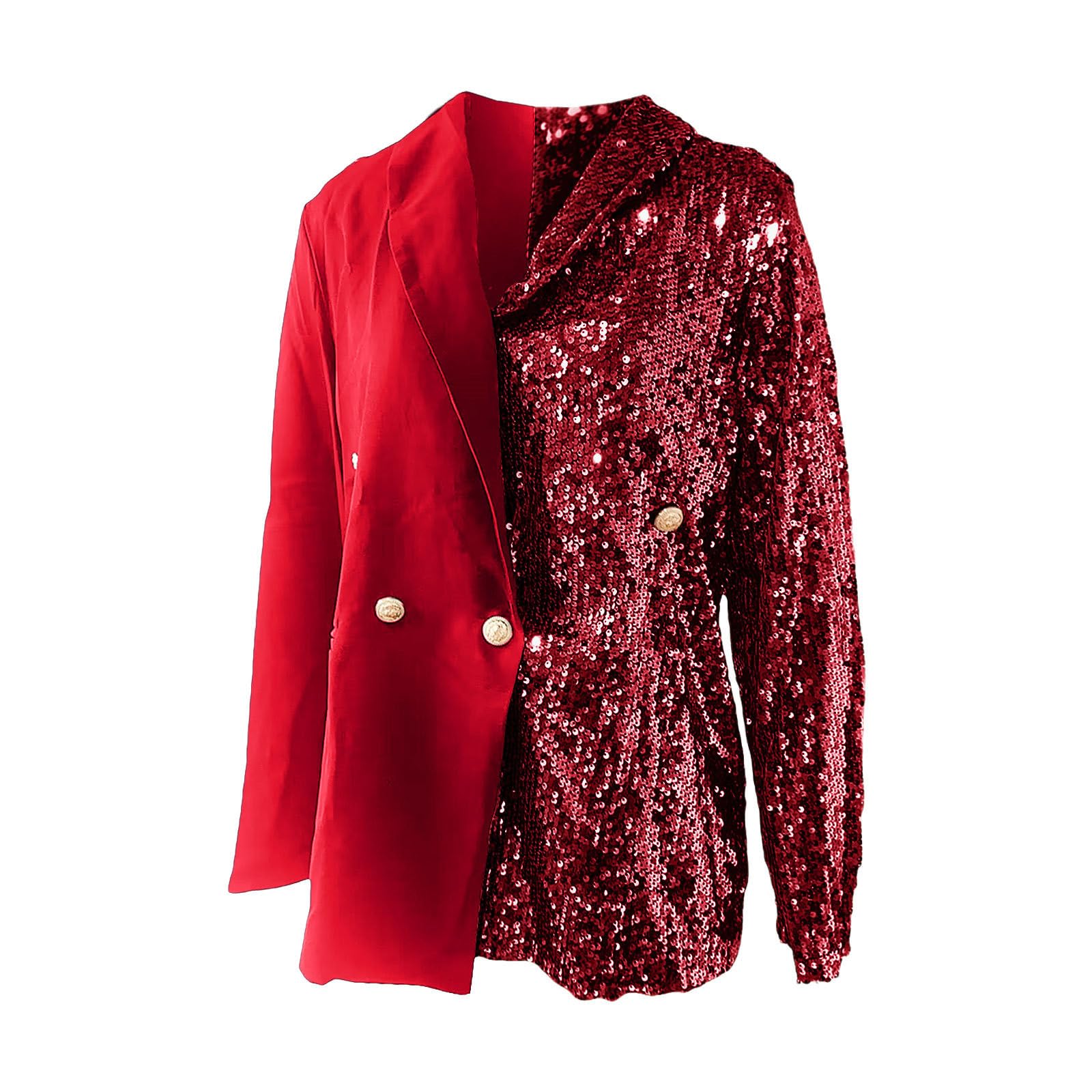 Robe classique de banquet à manches longues et paillettes pour soirée chic - 4