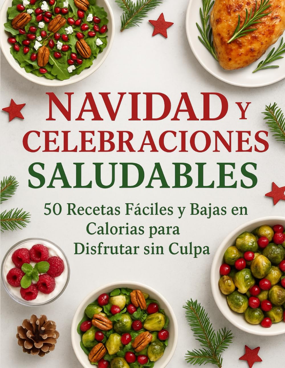 NAVIDAD y CELEBRACIONES SALUDABLES: 50 Recetas Fáciles y Bajas Calorías para Disfrutar sin Culpa