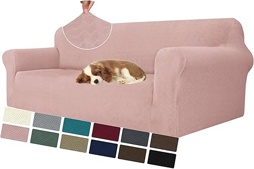 Miniatura 8 de MAXIJIN Fundas para silla de sala de estar, 1 pieza, fundas elásticas para sillón con brazos, protector de muebles para perros y mascotas, funda