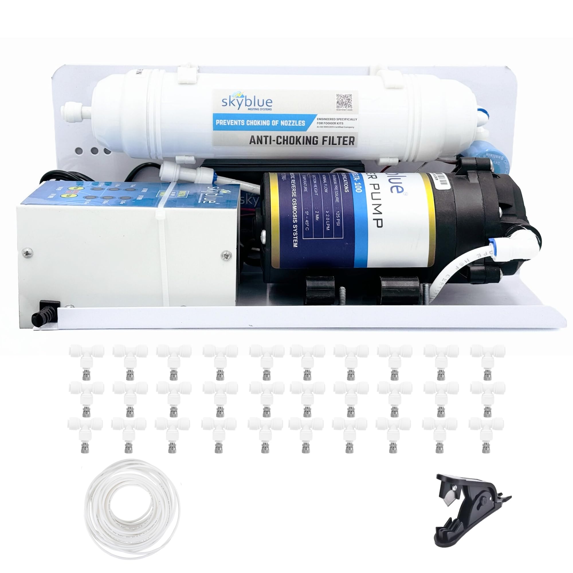 skyblue GEN2 Fogger Kit with 30 nozzles for Dairy Farms, Restaurants, Cafes and Outdoor Spaces Misting (GEN 2)-image-18