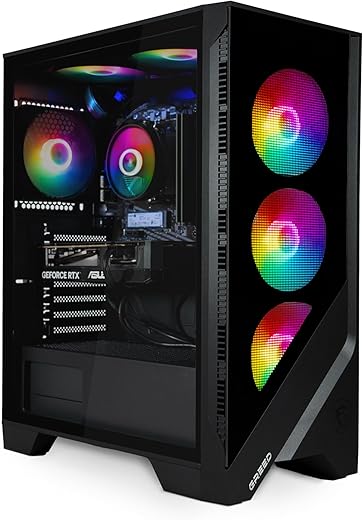 Greed® MK2 Lite – Entry Gaming PC mit AMD Ryzen 5 4600G + Radeon Vega 7 – Ultra Schneller RGB Computer + 4K Raytracing Rechner mit 4,2 GHZ – 16 GB…