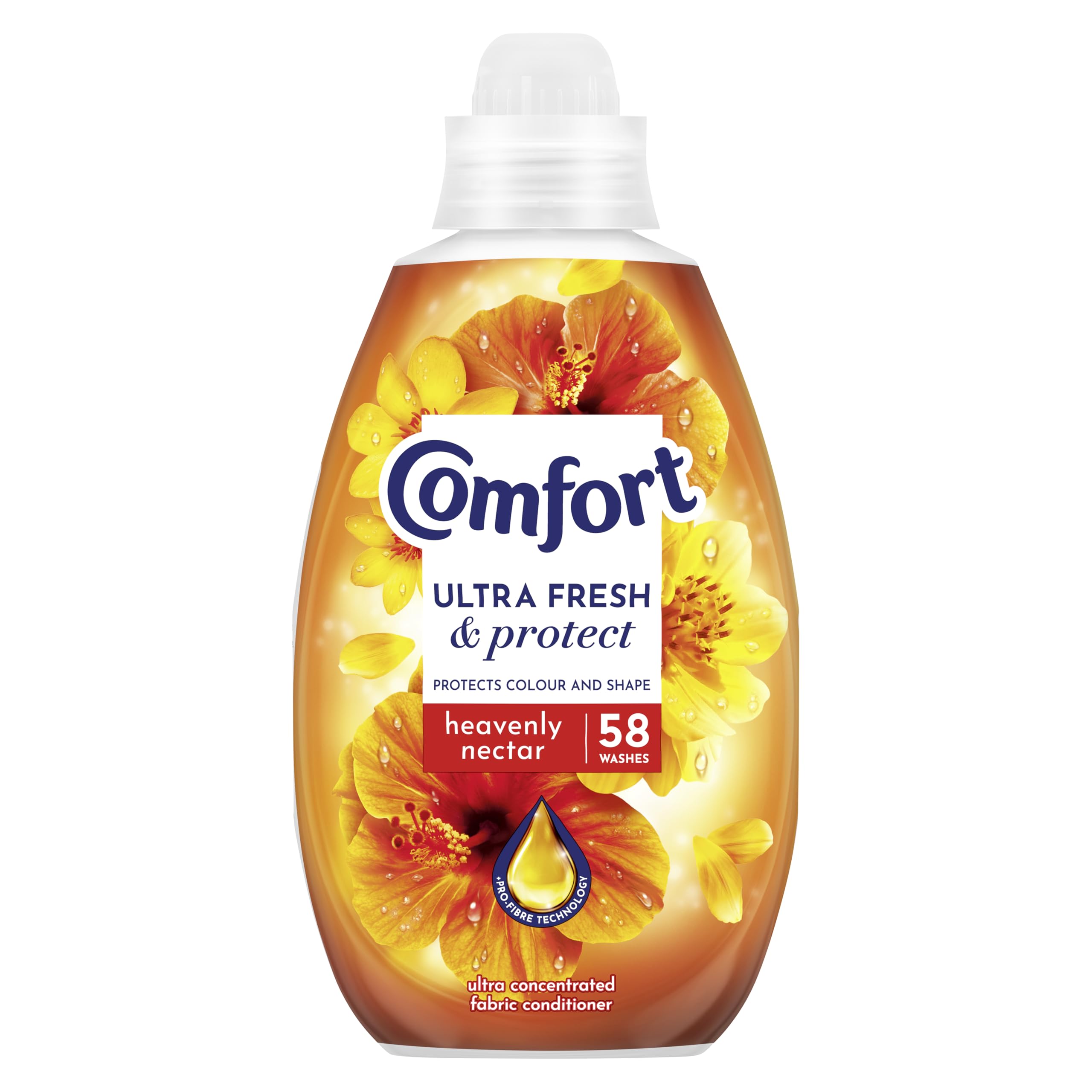 Comfort Ultra Fresh Heavenly Nectar Fabric Conditioner 58 Washes (870 Ml)