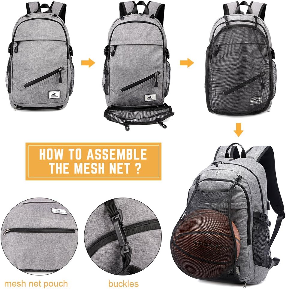 Uр Tо 40% оƒƒ Basketball Laptop Backpack for Men Boy USB Travel School 15.6 inch Computer Bag Hоttеѕt Sаlеѕ Basketball Laptop Backpack for Men Boy USB Travel School 15.6 inch Computer Bag