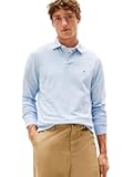 Men's Long Sleeve Polo Shirts in Regular Fit with Stretch and Organic Pique Cotton