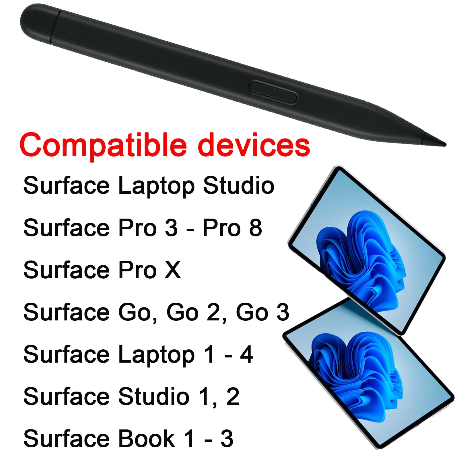 Slim Pen 2 Compatible with Microsoft Surface, Compatible for