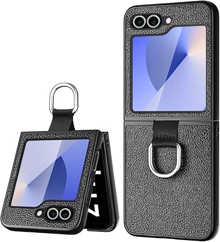 Miniatura 11 de AICase para Samsung Galaxy Z Flip 7 Funda Transparente con Anillo, [Anti-Amarilleo] Funda Ultradelgada de Ajuste Estrecho de PC Duro Transparente