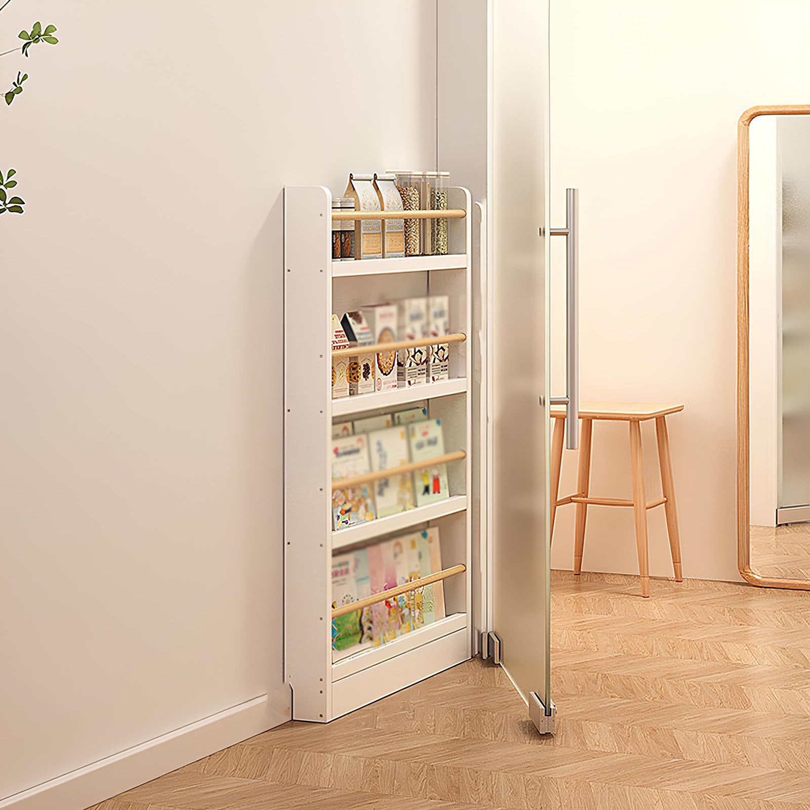 Generico Libreria Sottile per Camera da Letto e Soggiorno - Organizer per libreria Dietro la Porta
