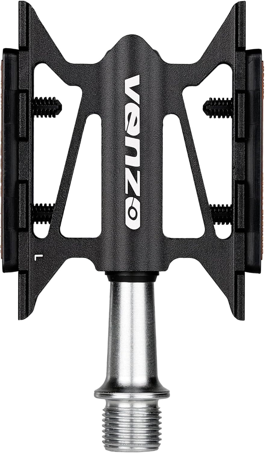VENZO Mountain City Hybrid Touring e Bike - CNC Aluminum- Cr-Mo Sealed Bearing Pedals 9/16" - Extra Light 217g or 7.7 oz/Pair