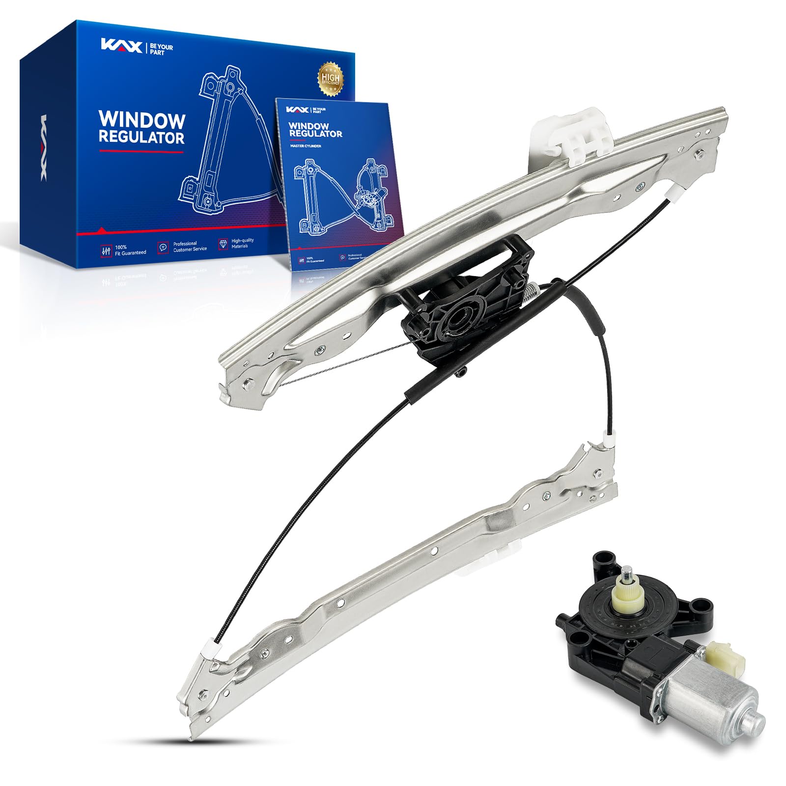 KAX Front Left Power Window Regulator w/Motor for Dodge Avenger 2008-2010